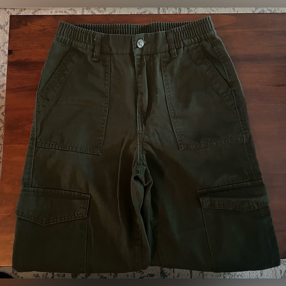 Dark Green Cargo Pants